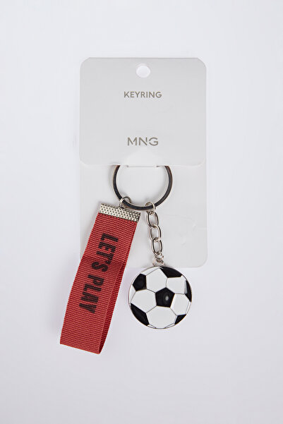 MANGO Kids Erkek Çocuk Gümüş Anahtarlık