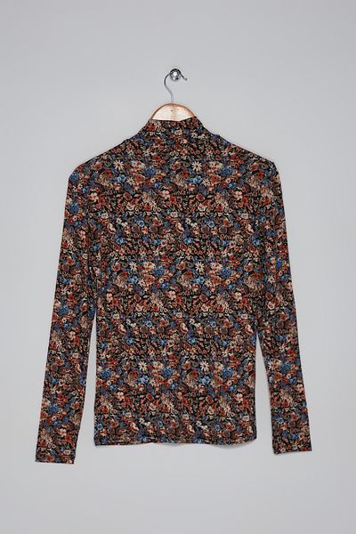 MANGO Woman Tricou albastru pentru femei 17945531