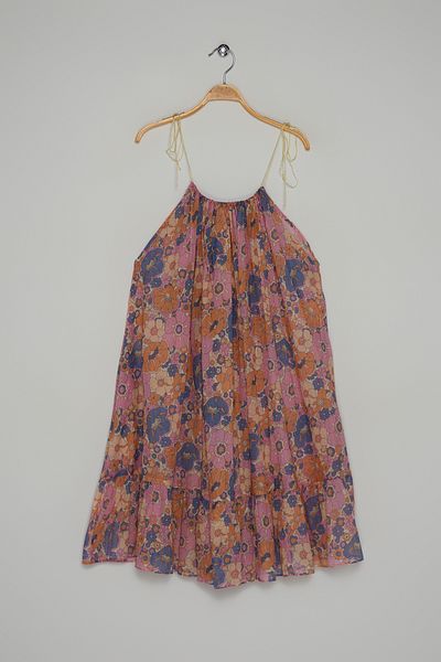 MANGO Woman Γυναικείο Ροζ Φόρεμα 17971080