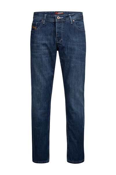 Alessandro Salvarini A. Salvarini Marco Designer Herren Jeans Hose Basic Stretch Jeanshose Comfort Fit