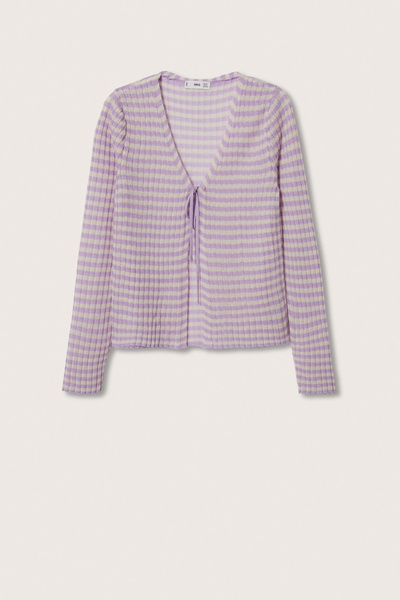 MANGO Woman Ekru Kadın Hırka 27025805