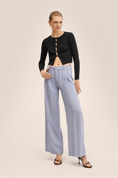 MANGO 27097117 Damen/Mädchen Schwarz