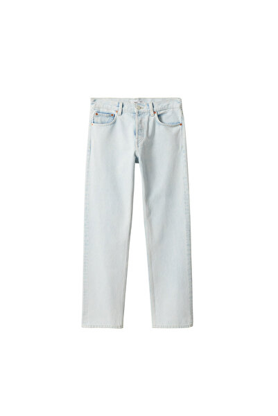 MANGO Woman Blue Women's Jeans 27014764