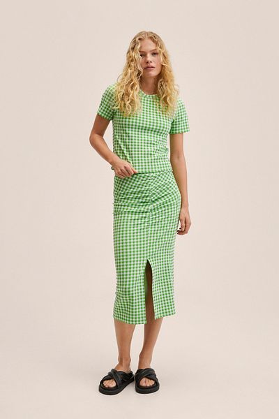 MANGO Woman 27007787 Žena / dívka Zelená