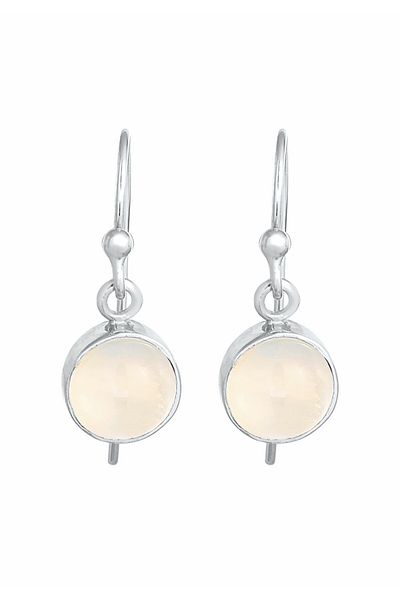 ELLI Ohrringe Mondstein Moon Astro Basic Elegant 925 Silber
