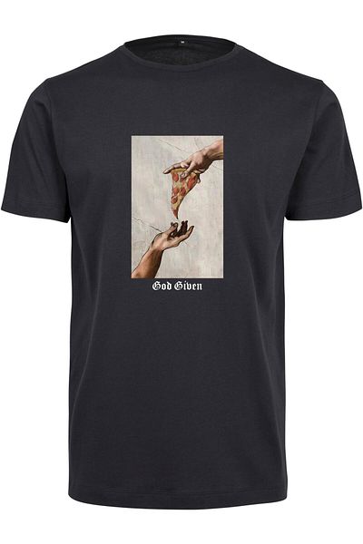 Mister Tee Herren God Given Pizza Tee