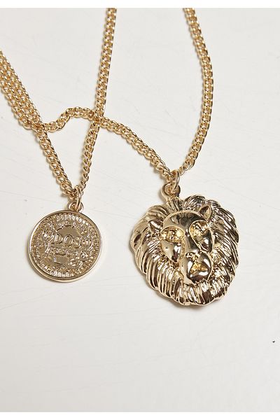 Urban Classics Accessoires Halskette mit Löwenmotiv