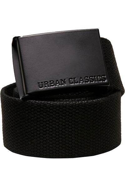 Urban Classics Accessoires Canvasgürtel mit farbiger Schnalle