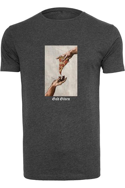Mister Tee Herren God Given Pizza Tee
