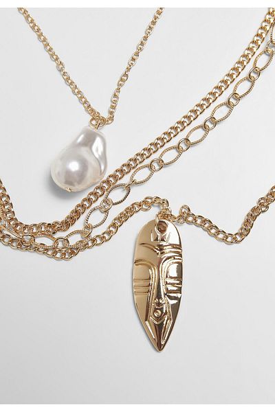 Urban Classics Accessories Indiana Plate Necklace