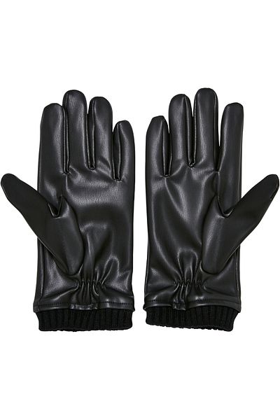 Urban Classics Unisex Sentetik Deri Temel Eldivenler