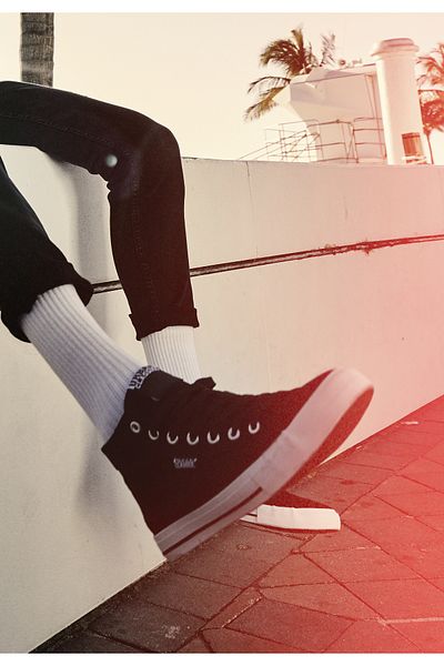 Urban Classics Accessoires High Top Canvas Sneaker