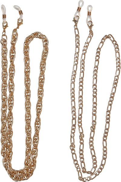 Urban Classics Accessoires Multifunktionale Metallkette 2er-Pack