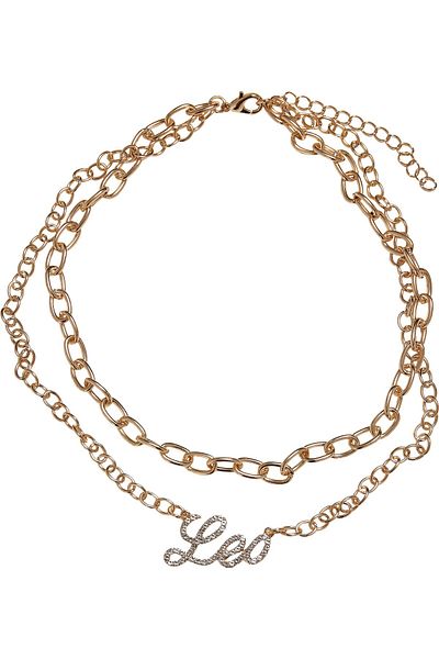 Urban Classics Accessoires Diamant Sternzeichen Goldene Halskette