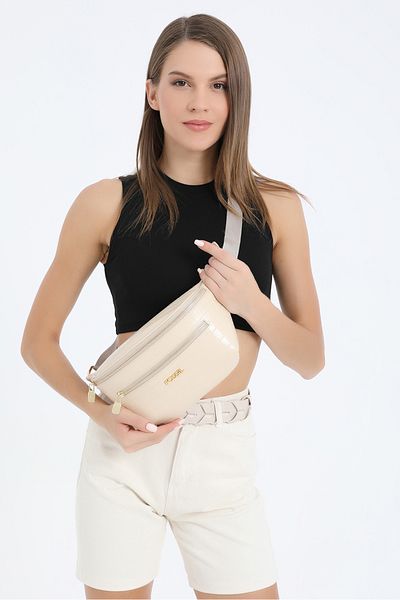 Fossil Beige Women's Waist Bag 05FS23K481