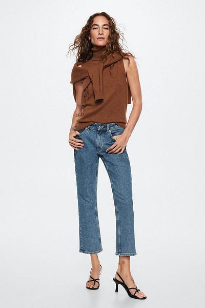 MANGO 37008259 Blugi Medium Blue