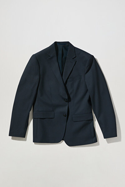 MANGO Man Темно-синя чоловіча куртка 37044772