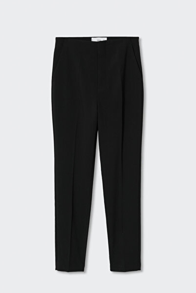 MANGO 27008634 Kalhoty a legíny Černé