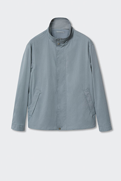 MANGO Man Сіра чоловіча куртка 37010031