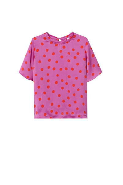 MANGO Pembe Kadın Bluz 37020409