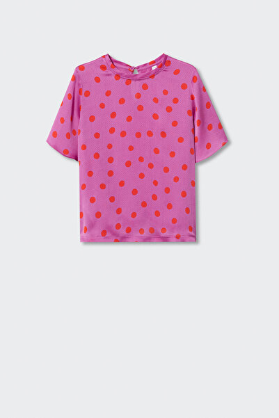 MANGO Pembe Kadın Bluz 37020409