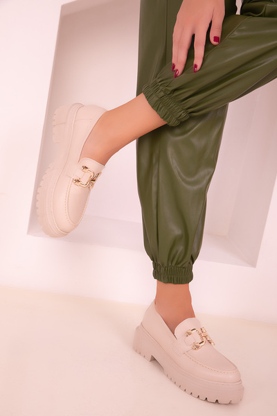 SOHO Beige Women's Casual Shoes 18354