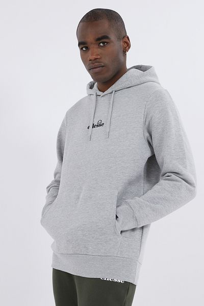 Ellesse FOLLOW Herren Kapuzenpullover – Sweatshirt, Kapuze, Tasche, Logo, Einfarbig