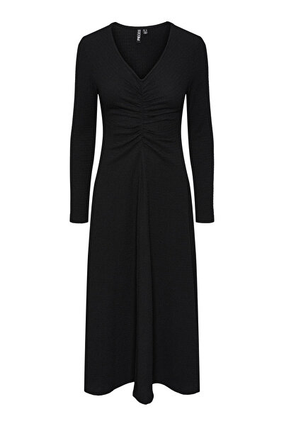 PIECES Šaty černé pro dospělé