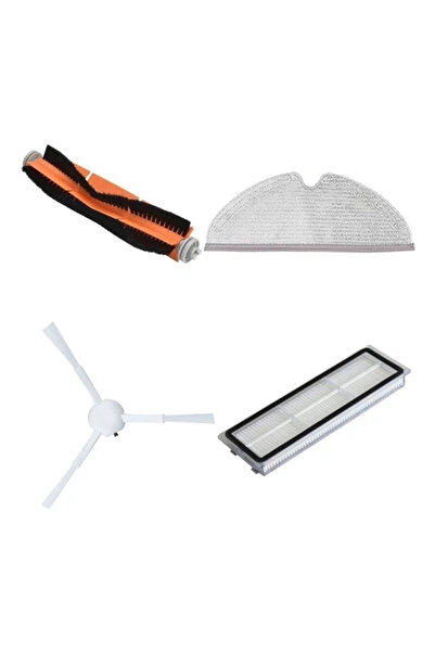 srfn ticaret Xiaomi Mijia 1C - Έξυπνη ηλεκτρική σκούπα ρομπότ Σετ 4 τεμαχίων