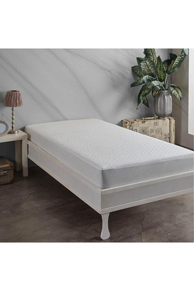 sethome collection Quilted Patterned Micro Fitted Liquid Proof Mattress Protector Mattress Protector