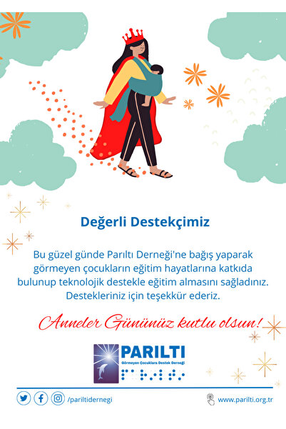 Anneler Günü Dijital Destek Kartı