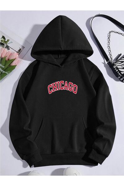 ROYAL BRANDS LUNAVISITA Dukserica sa kapuljačom od flisa sa 2 niti, klokanska...