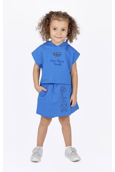best kids Girl's Saks Printed Shorts Skirt