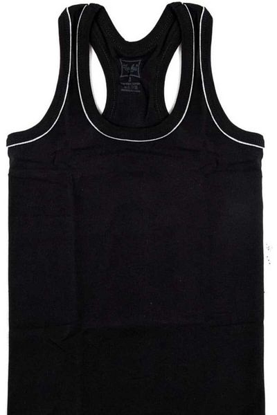 Esterella 100% cotton lycra boy undershirt/black boy athlete undershirt/lycra boy undershirt
