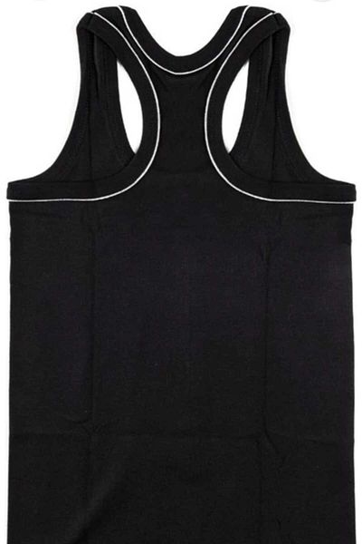 Esterella 100% cotton lycra boy undershirt/black boy athlete undershirt/lycra boy undershirt