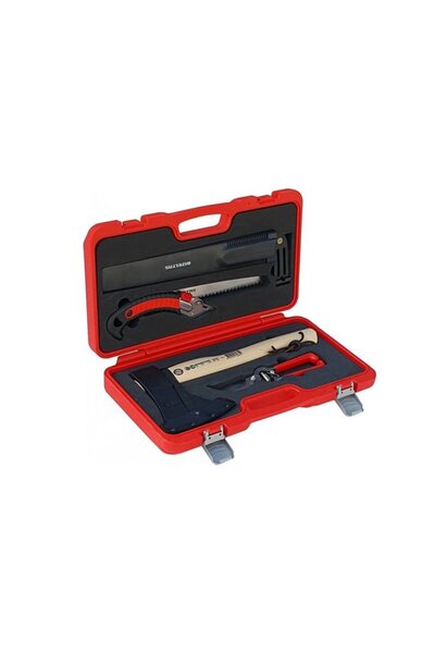 İzeltaş Doğada Seti 3 Parça Testere Balta Ve Bağ Makası Seti Babalara Özel