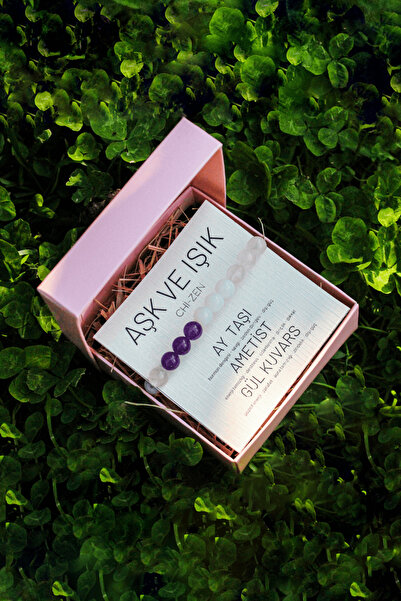 Chi Zen Aşk Ve Işık Kadın Doğal Taş Tılsım Bilekliği Zincirli (AMETİST,GÜL KU...