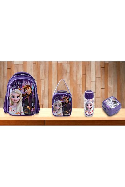 Frozen Primary School Bag Loft Sprıts, Lunch Box, Water Bottle and Lunch Box