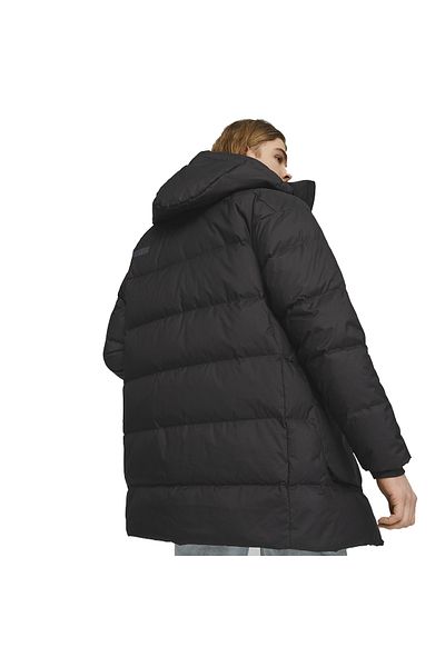 Puma Ανδρικό μαύρο παλτό με κουκούλα σε casual στυλ 67537801