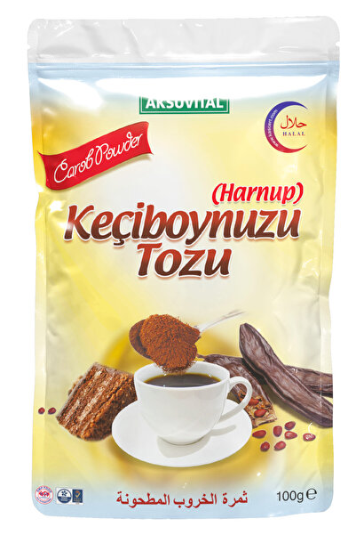aksuvital Öğütülmüş Harnup (Keçiboynuzu) Tozu - 100 GR.