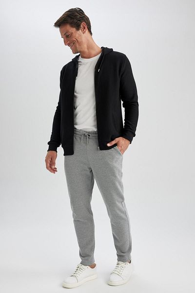DeFacto Φούτερ Pique Regular Fit - ίσιο πόδι, κορδόνι στη μέση, με τσέπες R9261az23au