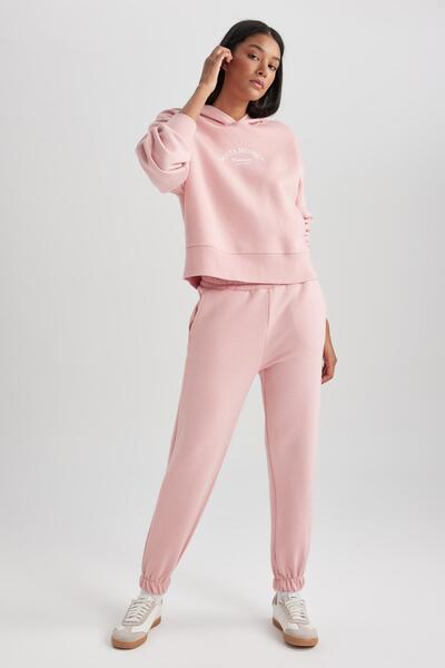 DeFacto Normál vastag melegítőnadrág Jogger zsebbel