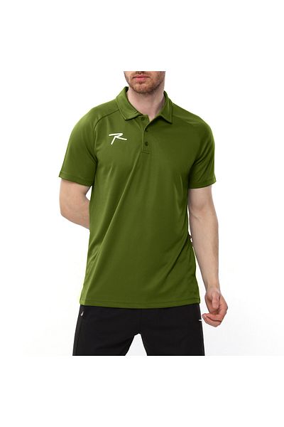 raru Tricou polo pentru bărbați Ceres Khaki - mânecă scurtă