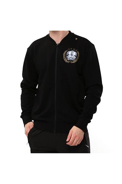 raru Детски суитшърт AUREUS BLACK - S.P.Q.R