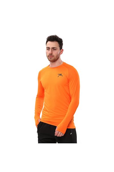 raru Orange Long Sleeve Technical Performance Sports T-shirt - Importo