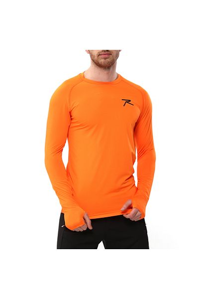 raru Orange Long Sleeve Technical Performance Sports T-shirt - Importo