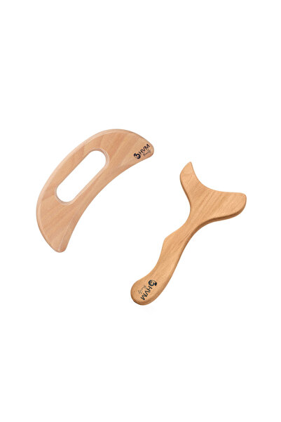 HVM Madero Terapi Set, Ahşap Selülit Masaj Seti, Lenf Drenaj Masaj Seti