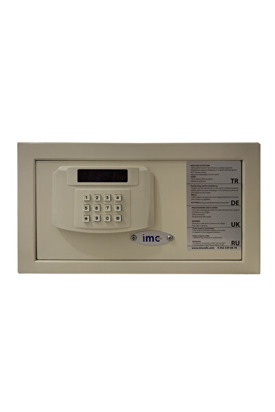 İMC SAFE Elektronik Para Kasası Krem Renk