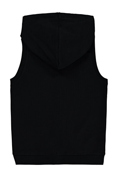 Civil Girls Girl's Hooded Vest 6-9 Years Black