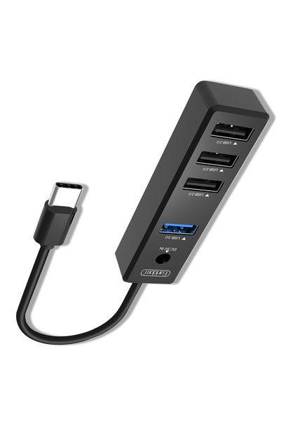 New Face Earldom HUB08 Tak Çalıştır 3 Adet Usb 2.0 ve 1 Adet Usb 3.0 Çıkışlı Usb Çoklayıcı - Siyah 156078